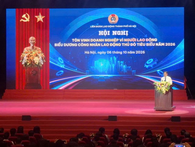 Tôn vinh doanh nghiệp vì người lao động, công nhân lao động Thủ đô tiêu biểu năm 2026 - Ảnh 1.