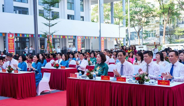 Hà Nội: Gắn biển công trình Trường THCS Ngọc Hà (Phân hiệu 2)- Ảnh 2.