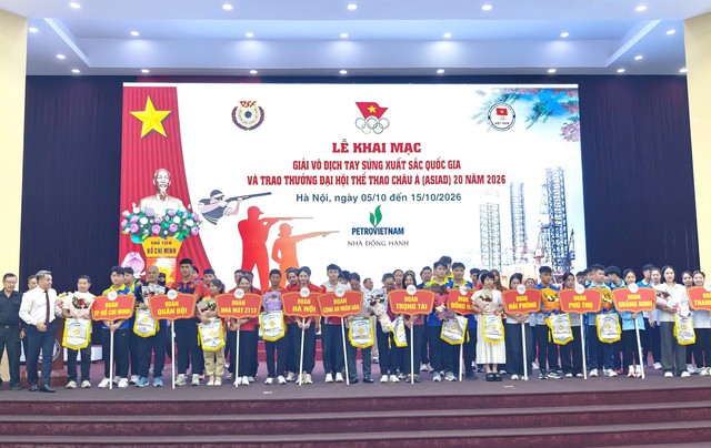 Khai mạc Giải Vô địch Tay súng xuất sắc Quốc gia năm 2026 và trao thưởng VĐV giành huy chương ASIAD 20 - Ảnh 4.