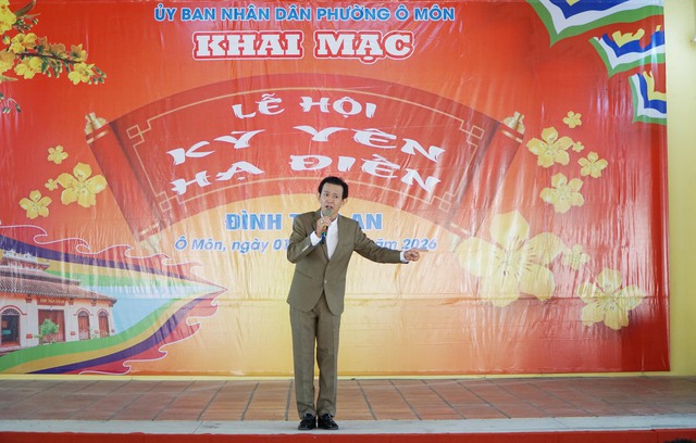 TP Cần Thơ: Phường Ô Môn khai mạc Lễ hội Kỳ yên Hạ điền Đình Thới An- Ảnh 3.