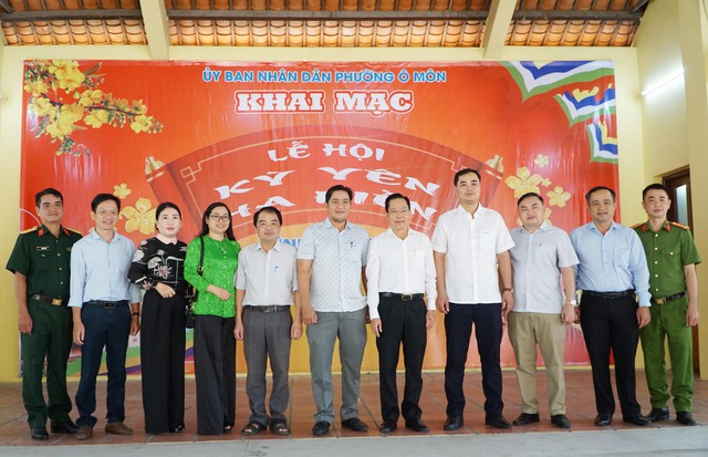TP Cần Thơ: Phường Ô Môn khai mạc Lễ hội Kỳ yên Hạ điền Đình Thới An- Ảnh 1.