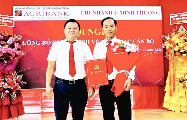 Điều động ông Trần Thanh Tú giữ chức Giám đốc Agribank Chi nhánh U Minh Thượng Kiên Giang II- Ảnh 1.
