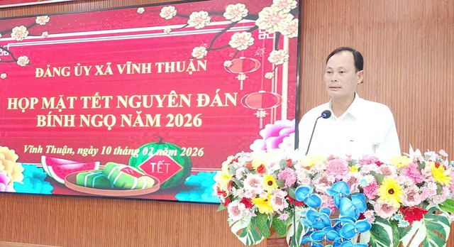An Giang: Xã Vĩnh Thuận họp mặt các nguyên lãnh đạo qua các thời kỳ nhân dịp Tết Nguyên đán Bính Ngọ 2026 - Ảnh 2.