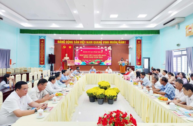 An Giang: Xã Vĩnh Thuận họp mặt các nguyên lãnh đạo qua các thời kỳ nhân dịp Tết Nguyên đán Bính Ngọ 2026 - Ảnh 1.