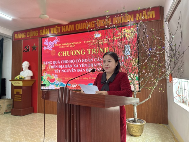 Nghệ An: An Hà Mỹ Xuân lan tỏa yêu thương qua chương trình trao quà Tết tại Yên Thành- Ảnh 2.