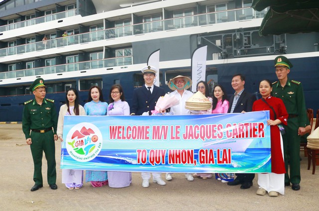 Gia Lai đón tàu du lịch cao cấp Le Jacques Cartier du xuân- Ảnh 1.