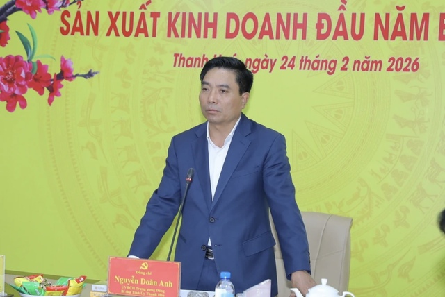 Thanh Hóa: Bí thư Tỉnh ủy Nguyễn Doãn Anh dự lễ ra quân sản xuất đầu năm tại một số doanh nghiệp- Ảnh 2.