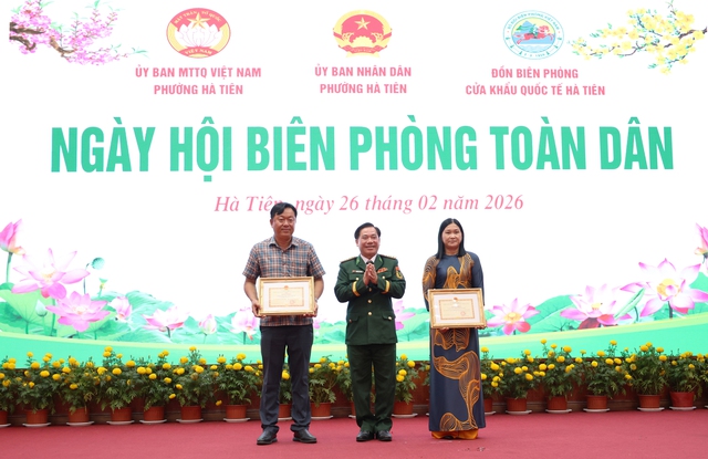 An Giang: Tổ chức điểm Ngày hội Biên phòng toàn dân năm 2026 tại phường Hà Tiên- Ảnh 4. An Giang: Tổ chức điểm Ngày hội Biên phòng toàn dân năm 2026 tại phường Hà Tiên- Ảnh 4.