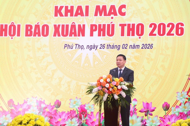 Phú Thọ khai mạc Hội báo xuân Bính Ngọ 2026- Ảnh 1.
