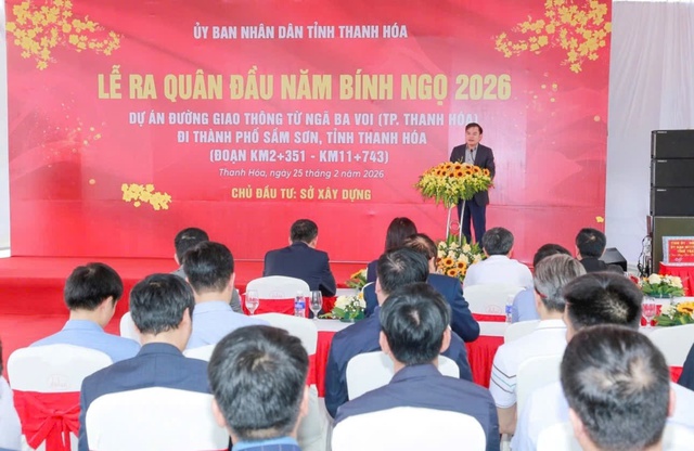 Thanh Hóa: Triển khai dự án đường giao thông trọng điểm- Ảnh 1.