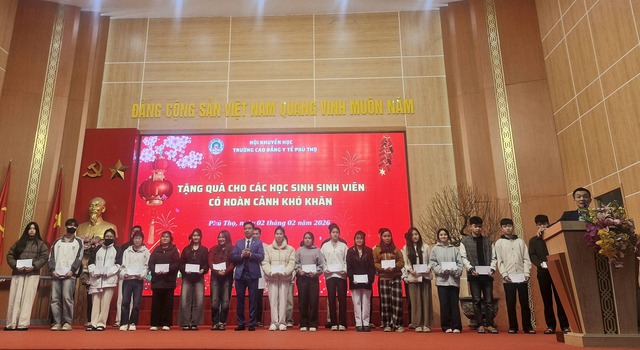Trường Cao đẳng Y tế Phú Thọ: Tư vấn hướng nghiệp và chúc Tết học sinh, sinh viên Xuân Bính Ngọ 2026- Ảnh 5.