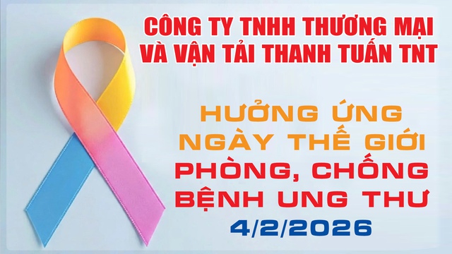 Công ty TNHH thương mại và vận tải Thanh Tuấn TNT hưởng ứng Ngày Thế giới phòng, chống bệnh Ung thư- Ảnh 1.