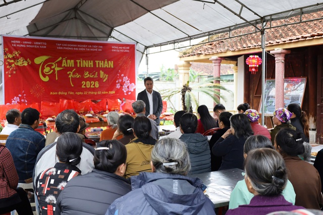 Nghệ An: Xuân mang nhân ái - Tết ấm tình thân ở xã Hưng Nguyên Nam- Ảnh 1.