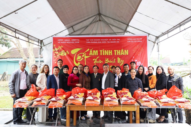 Nghệ An: Xuân mang nhân ái - Tết ấm tình thân ở xã Hưng Nguyên Nam- Ảnh 7.