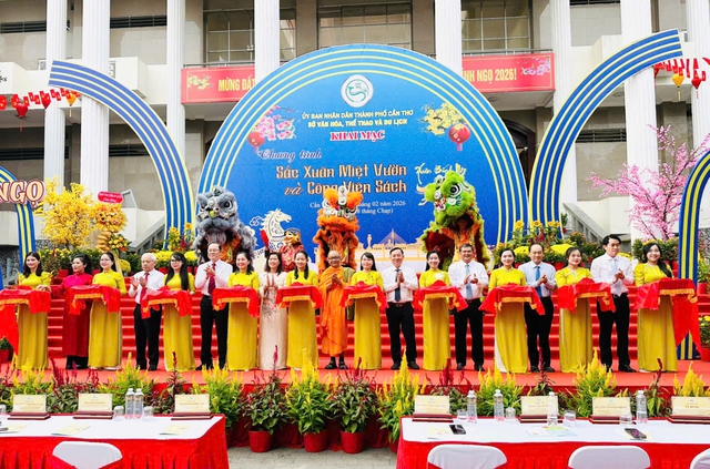 Cần Thơ rộn ràng “Sắc Xuân miệt vườn” Xuân Bính Ngọ năm 2026- Ảnh 1.