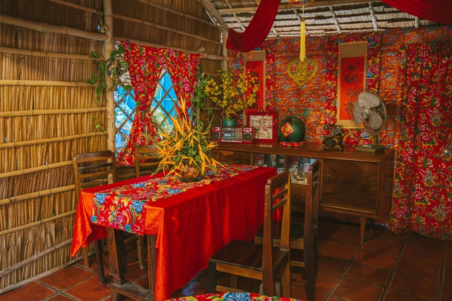 Nhiều điểm check-in hấp dẫn tại phim trường Tết trong Cantho Eco Resort với không gian Tết Việt và Tết Nam Bộ xưa- Ảnh 5.