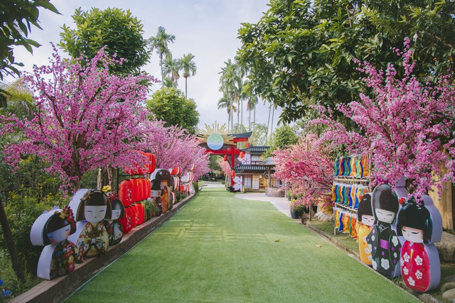 Nhiều điểm check-in hấp dẫn tại phim trường Tết trong Cantho Eco Resort với không gian Tết Việt và Tết Nam Bộ xưa- Ảnh 15.