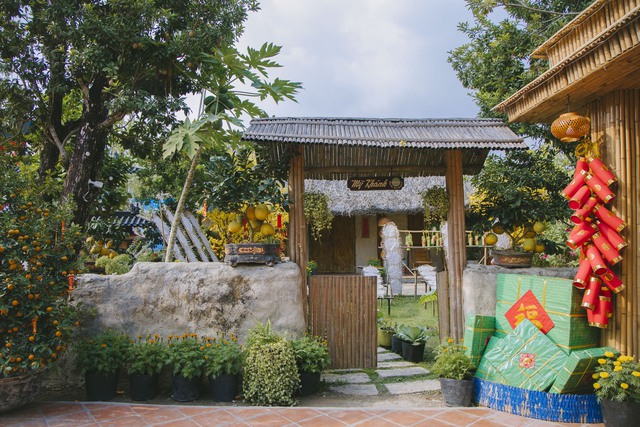 Nhiều điểm check-in hấp dẫn tại phim trường Tết trong Cantho Eco Resort với không gian Tết Việt và Tết Nam Bộ xưa- Ảnh 9.