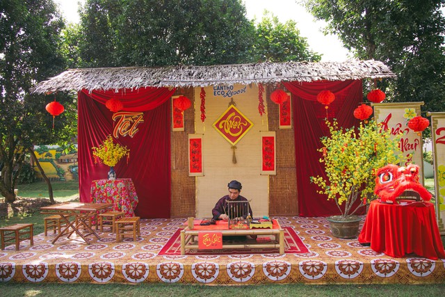 Nhiều điểm check-in hấp dẫn tại phim trường Tết trong Cantho Eco Resort với không gian Tết Việt và Tết Nam Bộ xưa- Ảnh 18.