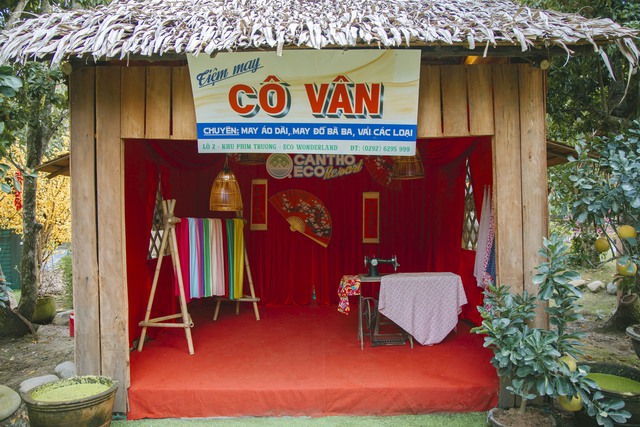 Nhiều điểm check-in hấp dẫn tại phim trường Tết trong Cantho Eco Resort với không gian Tết Việt và Tết Nam Bộ xưa- Ảnh 19.