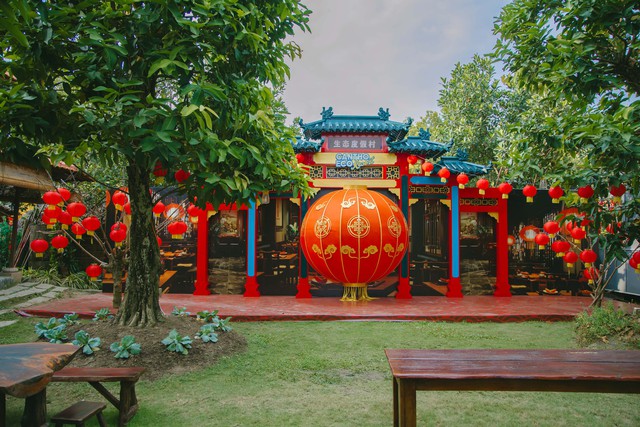 Nhiều điểm check-in hấp dẫn tại phim trường Tết trong Cantho Eco Resort với không gian Tết Việt và Tết Nam Bộ xưa- Ảnh 6.