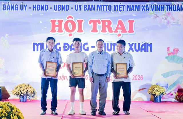 An Giang: Xã Vĩnh Thuận sôi nổi các hoạt động mừng Đảng, mừng Xuân Bính Ngọ 2026- Ảnh 9.