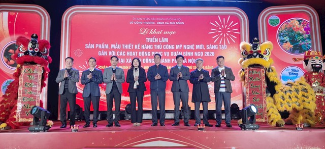 Hà Nội: 60 gian hàng quy tụ tại triển lãm các sản phẩm, mẫu thiết kế hàng thủ công mỹ nghệ Xuân Bính Ngọ 2026- Ảnh 1.