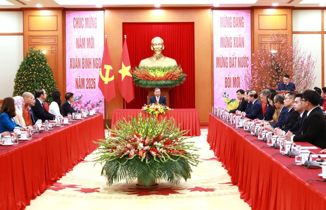 Tổng Bí thư Tô Lâm: Kiều bào chung tay xây dựng đất nước ngày càng phát triển phồn vinh, hạnh phúc- Ảnh 1.