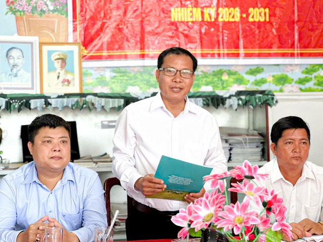 An Giang: Hội nghị tiếp xúc giữa cử tri với người ứng cử đại biểu HĐND xã Vĩnh Thuận, đơn vị bầu cử số 6- Ảnh 3.