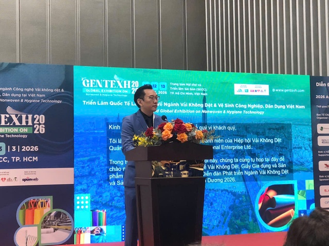 Khai mạc Gentexh Vietnam 2026: Hơn 120 doanh nghiệp quốc tế hội tụ, kết nối tại TP.HCM- Ảnh 2.