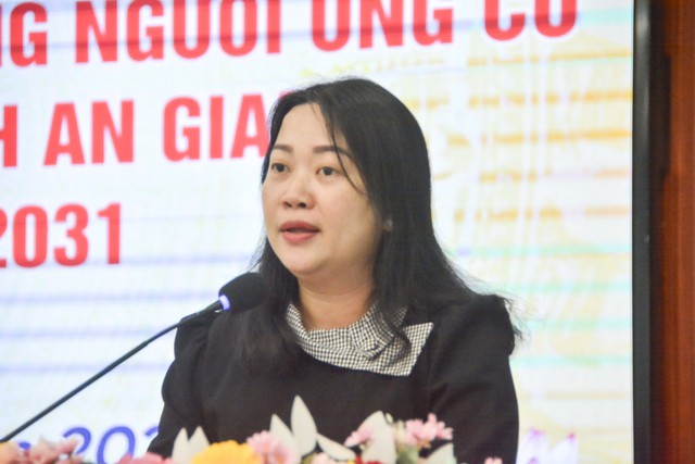 Ứng cử viên HĐND tỉnh An Giang đơn vị bầu cử số 27 tiếp xúc cử tri tại xã Vĩnh Thuận- Ảnh 3.