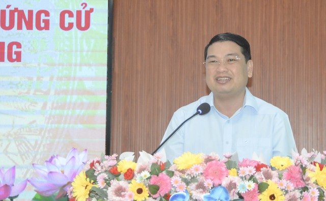 Ứng cử viên HĐND tỉnh An Giang đơn vị bầu cử số 27 tiếp xúc cử tri tại xã Vĩnh Thuận- Ảnh 4.