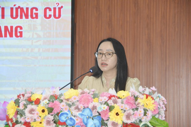 Ứng cử viên HĐND tỉnh An Giang đơn vị bầu cử số 27 tiếp xúc cử tri tại xã Vĩnh Thuận- Ảnh 5.