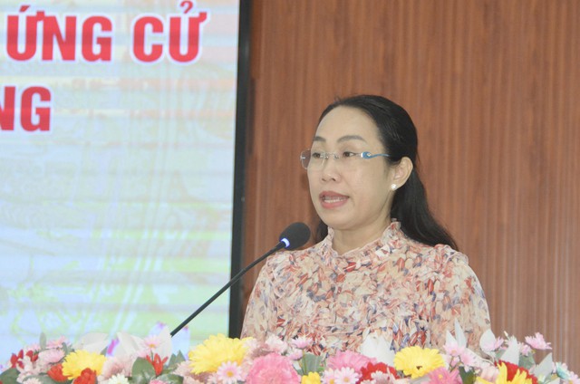 Ứng cử viên HĐND tỉnh An Giang đơn vị bầu cử số 27 tiếp xúc cử tri tại xã Vĩnh Thuận- Ảnh 6.