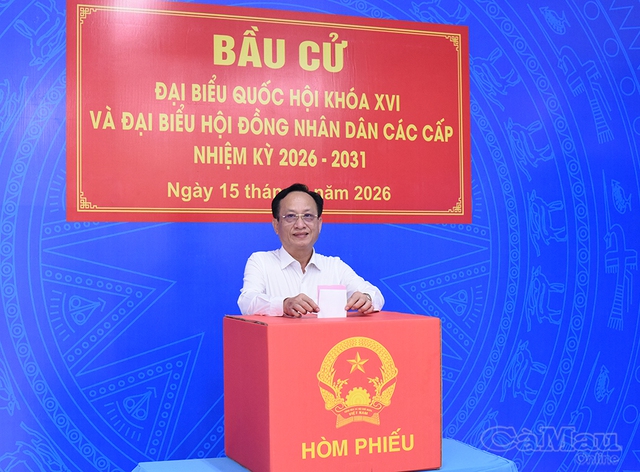 Gần 1,8 triệu cử tri tỉnh Cà Mau đi bầu cử- Ảnh 3. Gần 1,8 triệu cử tri tỉnh Cà Mau đi bầu cử- Ảnh 3.