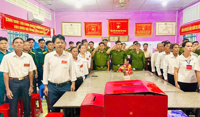 An Giang: Xã Vĩnh Thuận hoàn thành công tác bầu cử- Ảnh 1. An Giang: Xã Vĩnh Thuận hoàn thành công tác bầu cử- Ảnh 1.