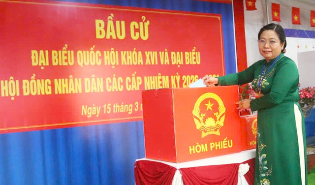 Hơn 2,8 triệu cử tri TP Cần Thơ nô nức đi bầu cử- Ảnh 6.