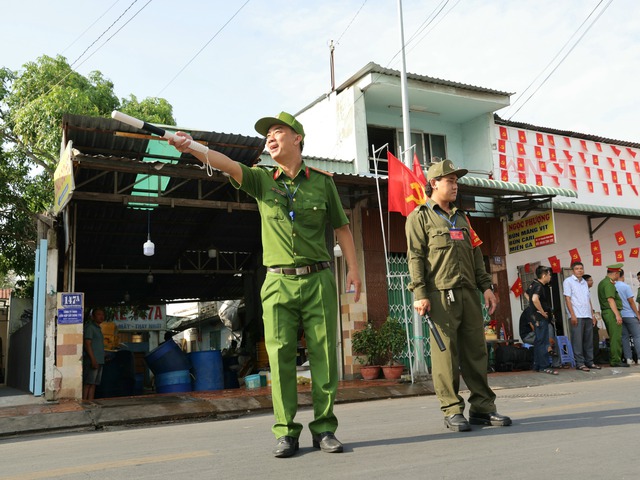 Công an TP Cần Thơ bảo vệ thành công cuộc bầu cử - Ngày hội lớn của toàn dân- Ảnh 8.