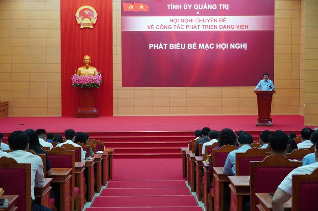 Quảng Trị: Nâng cao chất lượng công tác phát triển đảng viên, đáp ứng yêu cầu nhiệm vụ trong giai đoạn mới- Ảnh 1.