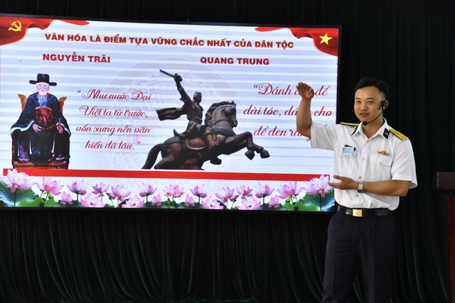 Lữ đoàn 167 Vùng 2 Hải quân tổ chức hội thi báo cáo viên giỏi năm 2026- Ảnh 2.
