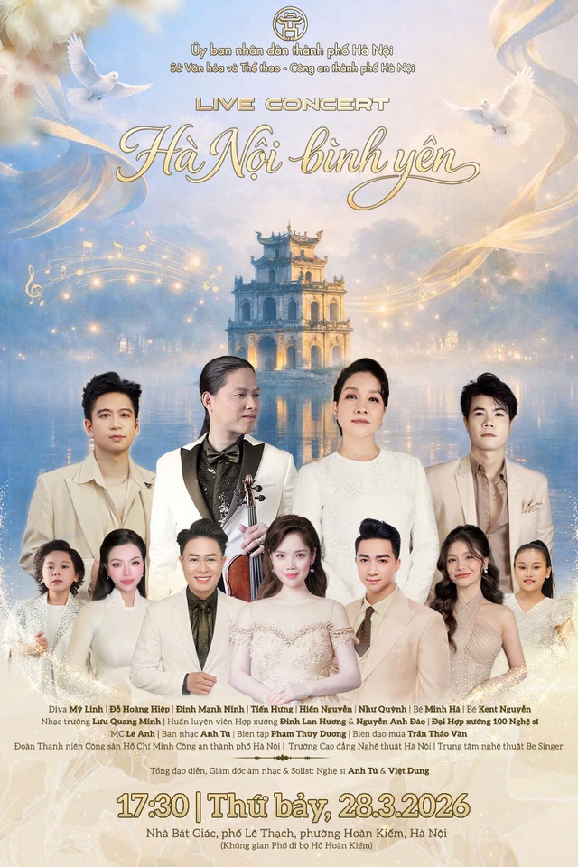 Live Concert “Hà Nội bình yên”: Không gian âm nhạc kết nối cảm xúc và lan tỏa thông điệp cộng đồng- Ảnh 2.