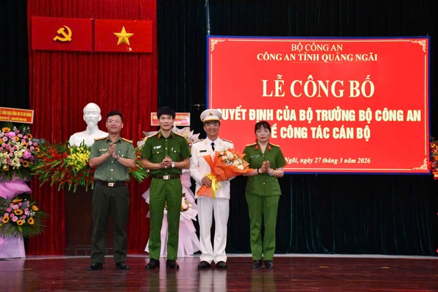 Đại tá Nguyễn Thành Long làm Phó Giám đốc Công an tỉnh Quảng Ngãi- Ảnh 1.