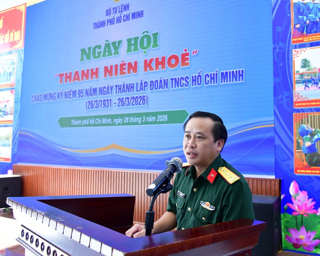 Lực lượng vũ trang TP.HCM sôi nổi trong ngày hội “Thanh niên khỏe”- Ảnh 2.