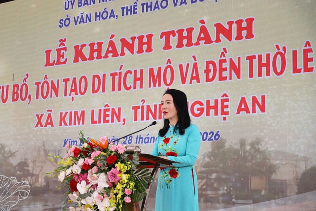 Nghệ An : Khánh thành di tích quốc gia mộ và đền thờ Lê Đức Tuy- Ảnh 3.