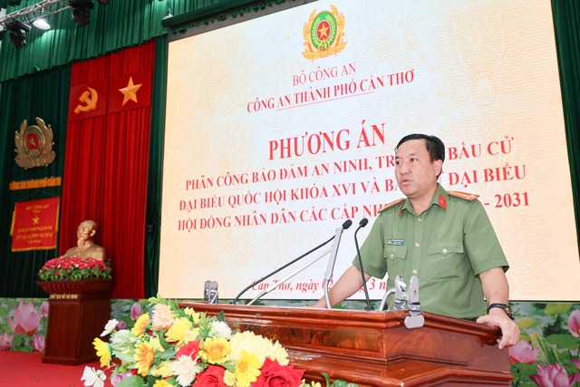 Công an TP Cần Thơ triển khai Phương án bảo đảm ANTT bầu cử ĐBQH khóa XVI và HĐND các cấp nhiệm kỳ 2026 - 2031- Ảnh 7.