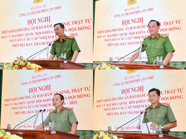 Công an TP Cần Thơ triển khai Phương án bảo đảm ANTT bầu cử ĐBQH khóa XVI và HĐND các cấp nhiệm kỳ 2026 - 2031- Ảnh 6.