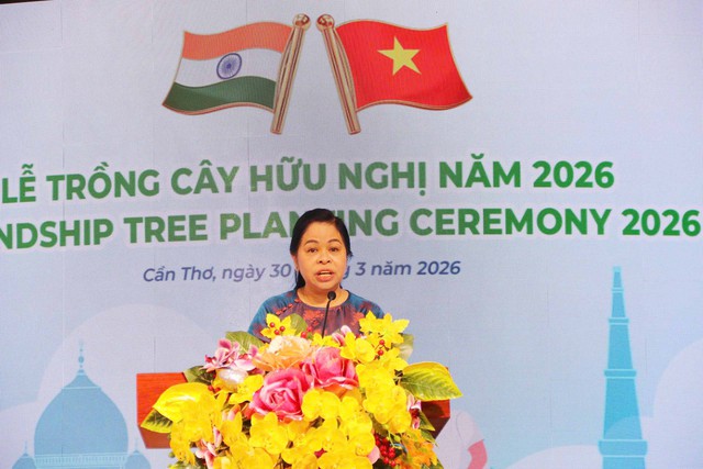 Cần Thơ thắt chặt quan hệ Việt Nam - Ấn Độ từ Lễ trồng cây Hữu Nghị- Ảnh 3.