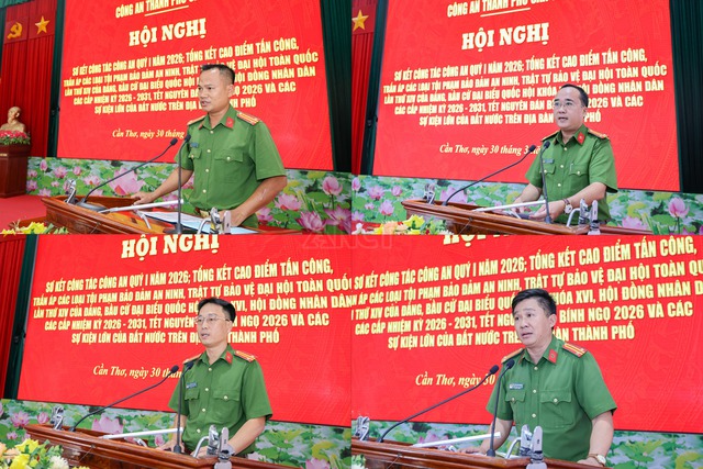 Công an TP Cần Thơ: Nhiều kết quả nổi bật trong Quý I năm 2026- Ảnh 4.