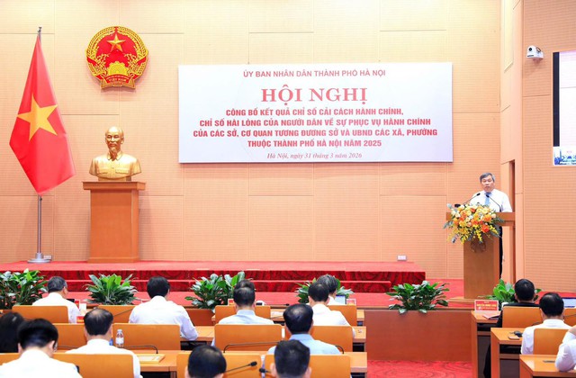 Hà Nội công bố kết quả chỉ số cải cách hành chính năm 2025- Ảnh 1.