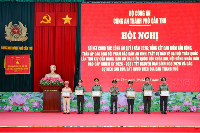 Công an TP Cần Thơ: Nhiều kết quả nổi bật trong Quý I năm 2026- Ảnh 9.